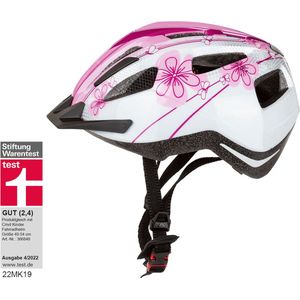 crivit Kinder fietshelm Helm Fiets helm crivit Fietshelm XS 46/51CM Wit/Roze Extreem lichte en stabiele helm met 13 luchtkanalen voor een optimale luchtcirculatie