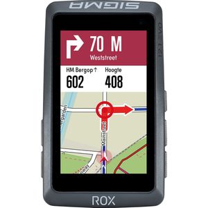 Sigma ROX 12.1 Evo GPS Fietscomputer - Set - Night Gray - Incl. Sensoren & Houder