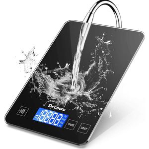 Digitale Keukenweegschaal tot 15 kg met Waterdichte LCD-display, Hoge Precisie en Tara-functie