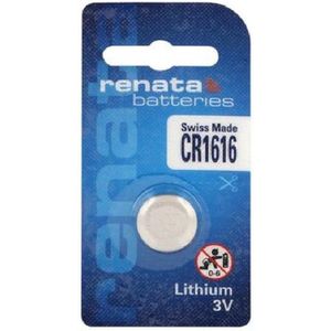 Lithium batterij Renata CR1616 (blister) 1 stuk
