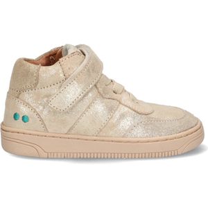 BunniesJR 224653-994 Meisjes Hoge Sneakers - Goud - Suède - Veters