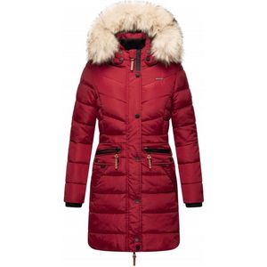 Warm & Waterafstotend Navahoo PAULA PRINCESS - Winterjas Dames - Volwassen - Capuchon - Donkerrood - M