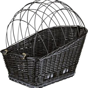 Dog Bicycle Basket on the Back - Luggage Carrier - Max. 8 Kg - Dogs - Cats - 35 x 49 x 55 cm - Bicycle Basket for Dogs and Cats - Safe Transport of Pets - Easy Assembly