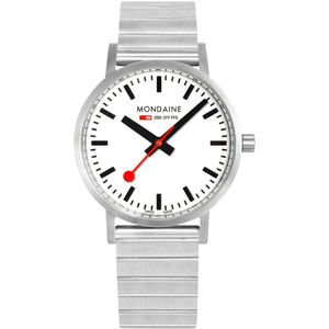 Mondaine M660.30360.16SBJ - Horloge - Staal - Zilverkleurig - 40mm