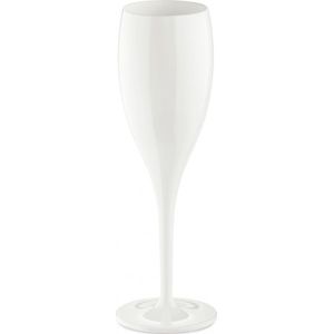 Koziol - Superglas Cheers No. 1 Champagneglas Set van 50 Stuks - Kunststof - Wit