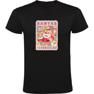 Santa's favorite Ho Kerst Heren T-shirt | kerst | Kerstman | KerstKado | Shirt