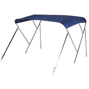NALUX RVS Biminitop 3 bogen - Hoogte 117 cm -Breedte 284-300 cm