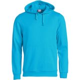 Clique Basic hoody Turquoise maat M