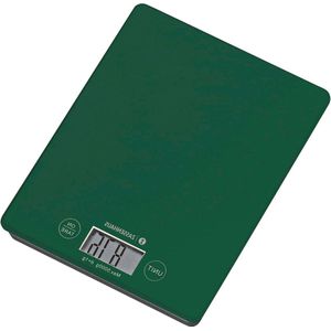 Digitale balans - Keukenweegschaal tot 5 kg - Hoogwaardige huishoudweegschaal - 2 batterijen incl. - 165 × 215 × 2 cm - Deep Forest