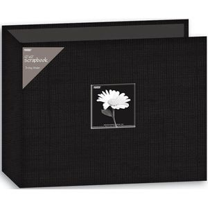 Pioneer - Black 3-Ring Fabric Album 12""X12"" (T12CBF BK)