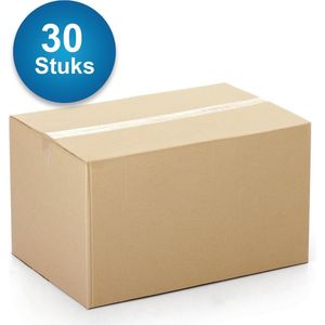 Verzenddoos - Vouwdoos - Kartonnen dozen - 305 x 220 x 300mm - 30 stuks