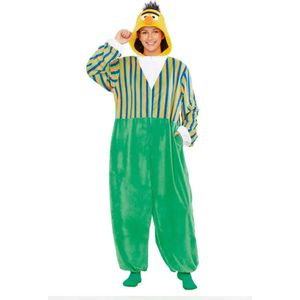 Bert Onesie kostuum Volwassenen - Maat S