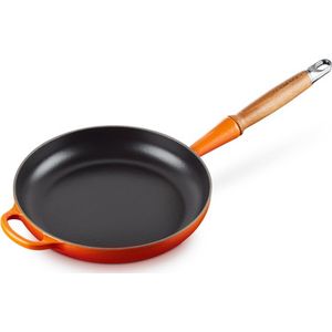 Le Creuset Koekenpan Signature Oranjerood - ø 24 cm / 1.6 Liter - Geëmailleerde anti-aanbaklaag