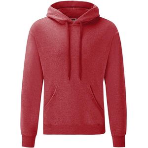 Fruit of the Loom - Classic Hoodie - Rood - XXL