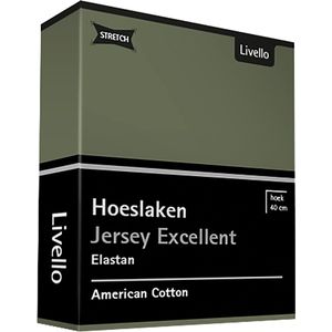 Livello Hoeslaken Jersey Excellent Green 250 gr 180x200 t/m 200x220