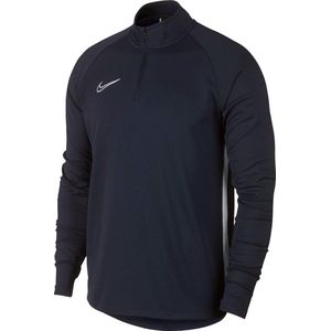 Nike Dry Academy 19 Drill Top Sportshirt Heren - blauw/wit