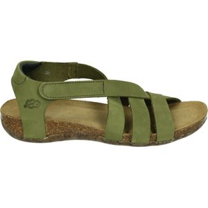 Loints of Holland 31202 VARIK - Platte sandalenDames Sandalen - Kleur: Groen - Maat: 40