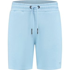 Ballin Amsterdam - Heren Regular fit Shorts Sweat - Lt Blue - Maat XXL