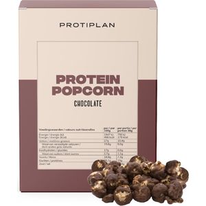 Protiplan | Choco Popcorn | 5 x 38,5 gram | Low carb snack | Eiwitrepen | Koolhydraatarme sportvoeding | Afslanken met Proteïne repen | Snel afvallen zonder hongergevoel!