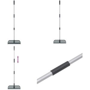 vidaXL Bladhark 2-in-1 157 cm PP donkergroen - Bladhark - Bladharken - Kunstgrashark - Hark