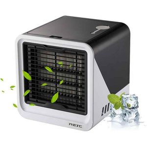 Mini Aircooler - Ventilator - Luchtkoeler - Luchtbevochtiger - Aircooler met water - Aircooler mobiel - Luchtkoeler - Water ventilator