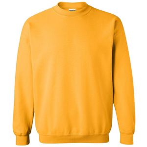 Gildan Zware Blend Unisex Adult Crewneck Sweatshirt voor volwassenen (Goud)