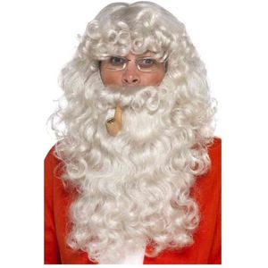 Smiffys - Santa Dress Up Kostuum Accessoire Set - Grijs