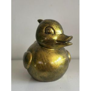Goodyz - Decoratie - Dieren - Bad Eend - M - 25cm lang- Brons