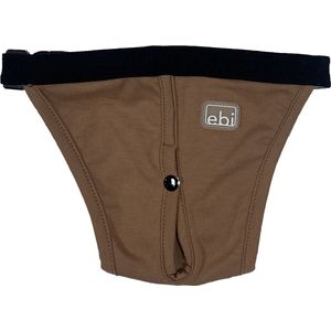 Ebi - Dierenkleding - Hond - Hondenbroekje Klassiek Xxl - 60-70cm Bruin - 1st