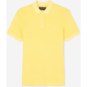 Marc O'Polo shaped fit polo - heren poloshirt - geel - Maat: M