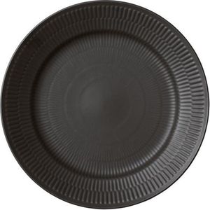 Royal Copenhagen bord - zwart - 27 cm