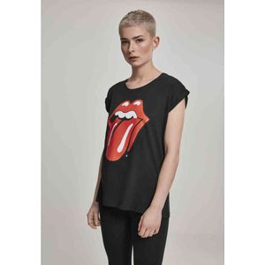 Merchcode The Rolling Stones - Rolling Stones Tongue Dames T-shirt - 4XL - Zwart