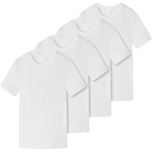 Schiesser Jongens t-shirt / onderhemd 4 pack Teens Boys - 95/5 Organic Cotton