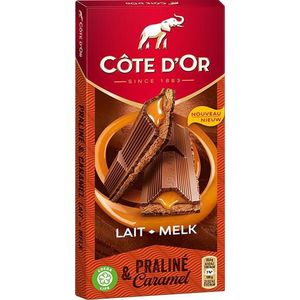Côte d'Or Praliné & Caramel Melk Chocolade Tablet 200 g