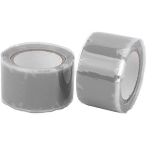 Silicone Insulation Tape Easy Operation 2.5 cm Wide Good Elasticity for Repair of Household Hoses (Grey)