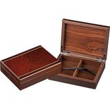 Philos houten opberg box voor speelkaarten, magneetsluiting
