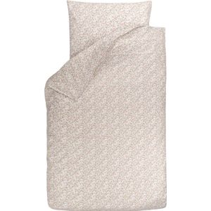 BINK Bedding Dekbedovertrek Fleur Naturel Junior 120 x 150 cm (+1 kussensloop 60 x 70 cm)