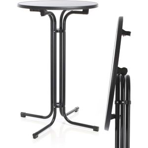 Inklapbare Statafel Ø80 cm - Ronde Bistrotafel voor Binnen en Buiten