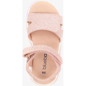 Blue Box meisjes sandalen roze met glitters - Maat 25