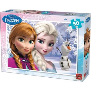 King Legpuzzel Disney Frozen- 50 Stukjes