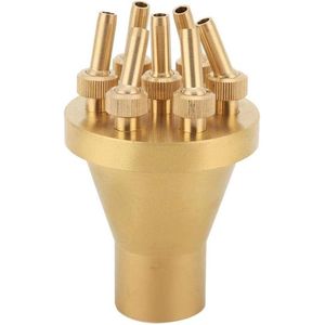 Messing fonteinsproeikop NPT 1"" DN 25 - 2 Tier - Center rechte spuitmond - fontein waterfontein - fontein sproeier - tuin courtyard park - fontein speciale - outdoor decoraties - accessoires.