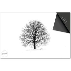 Inductie beschermer 59x52 - afdekplaat inductie mat - Dietrix Kookplaat beschermer - Exclusief - Wit - Boom