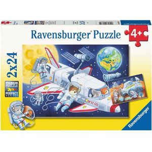 Animals in Space Puzzel (2x24 Stukjes) - Ravensburger