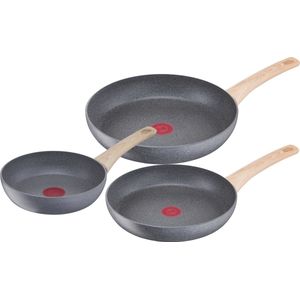 Tefal Natural Force - Pannenset - Koekenpannen Ø20 + Ø24 + Ø28 cm