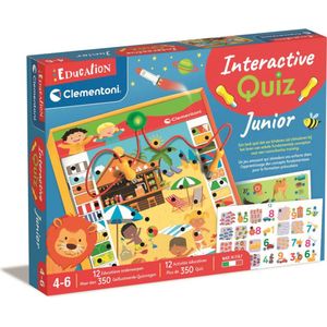 Education Clementoni - Interactive Quiz Junior - Educatief Speelgoed - Kleuter Speelgoed - 4+ Jaar