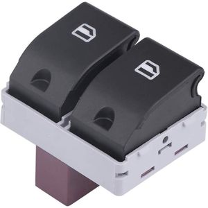 Raam Schakelaar Elektrische Ruitbediening OE 6Q0959858 - Auto Drive Zijschakelaar - Seat Ibiza Cordoba 2002-2009 .
