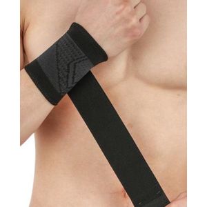 Polsbrace - Pols Bandage - Hand brace - Polssteun - Verstelbare Polsband - Sportpolsband - Polsondersteuning - Zwart - L