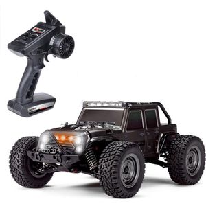 DrPhone RCX6 - RC 1:16 Auto 4WD – 38 km/h Bestuurbare Waterdichte Truck Met Borstel loze Motor – RC Buggy – Buggy Met Accu – 4WD Buggy Met 2,4GHz Controller – Met 2 Accu’s - Zwart