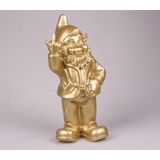 Stoobz F*ck You Tuinkabouter goud 32 cm