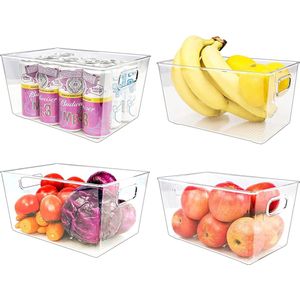 koelkast organizer - bewaardoos - koelkast bakjes - duurzaam opbergboxen - keuken organizer - opbergdozen - premium kwaliteit